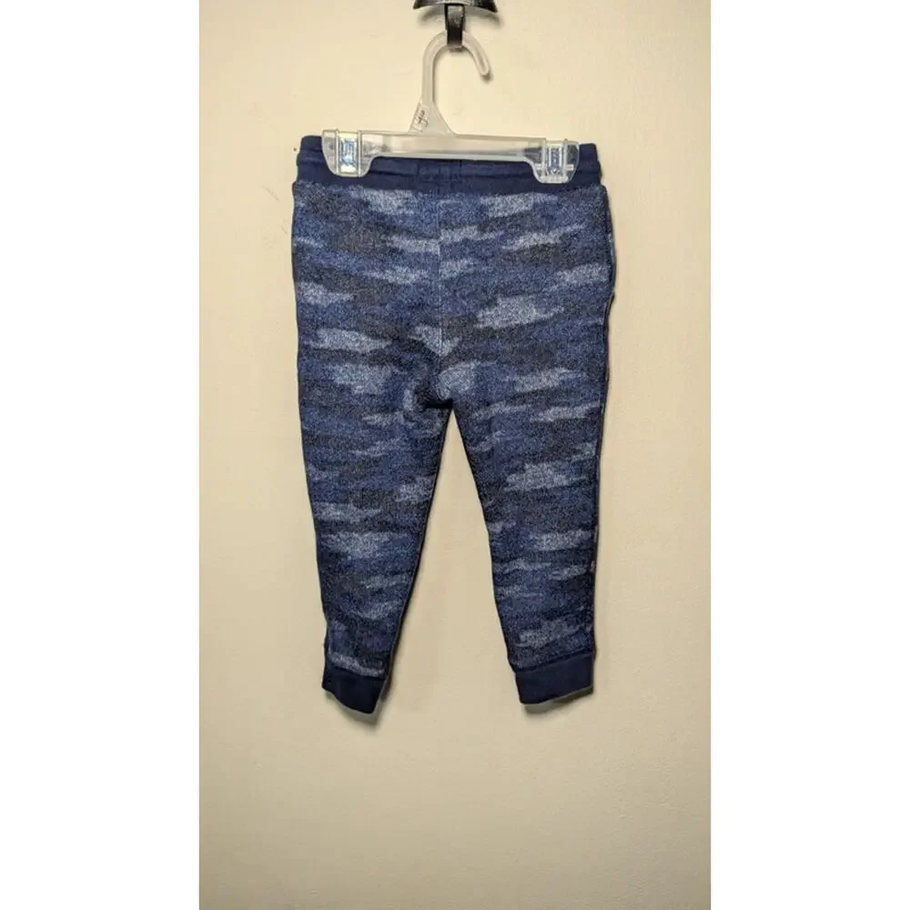 Boys Size 2T Outfit OshKosh B'Gosh Blue Joggers + Sweater